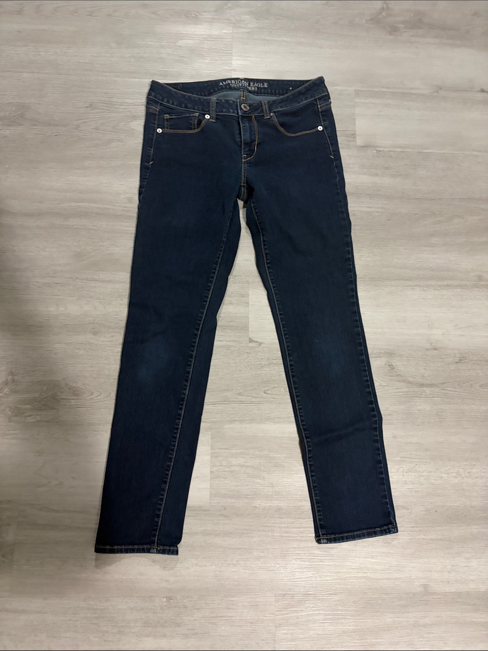 American Eagle Outfitters Navy Skinny Jeans - Dark Indigo